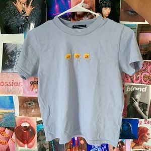 jamie rare brandy melville poppy shirt